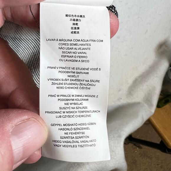 Michael Kors Dress Just Above the Knee Woman's XXL Green White Plaid Long Sleeve - Picture 12 of 14